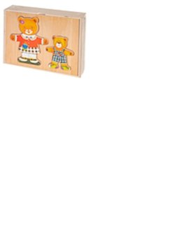 WOODEN PUZZLE BEARS 2 FOL SMILY PLAY SPW83595AN