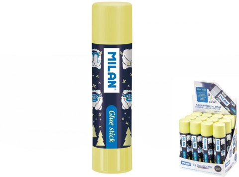 GLUE STICK 21 G MILAN THE YETI BLUE, BOX. 12 PCS.