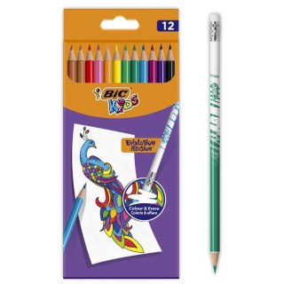 GUM PENCILS 12KOL/180 BC KIDS EVOL ILLUSION