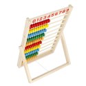 Wooden abacus with a base