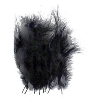 DECORATIVE FEATHERS BLACK 10-14 CM CRAFT WITH FUN 463632