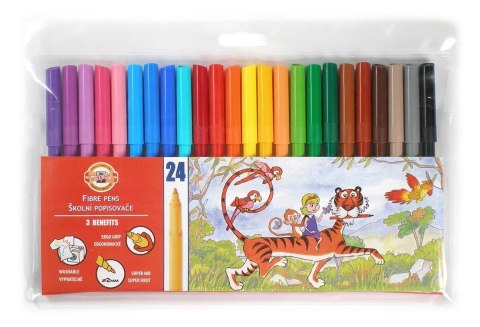 SPIRAL PENS 24 COLORS KOH-I-NOOR 7710/2BD