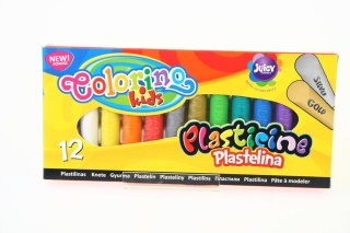 PLASTELINA 12KOL PAT COLORINO ZLO, SILVER PUD