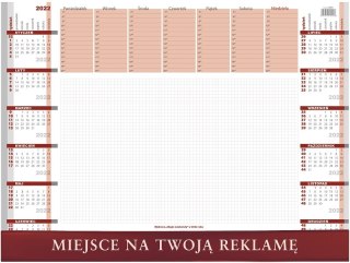 DESK PAD PAP 550X410/52K WITH STRIP 051WN