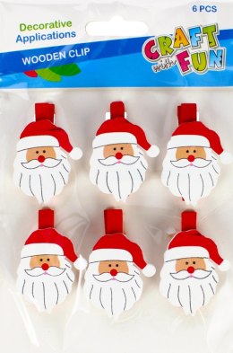 WOODEN CLIPS CHRISTMAS CRAFT WITH FUN 480396