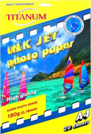 PHOTO PAPER A4 180G 126136 FLASH PACK20SZ