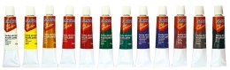 ART COLLECTION ACRYLIC PAINTS IN TUBE 12 COLORS FLAMINGO LINE