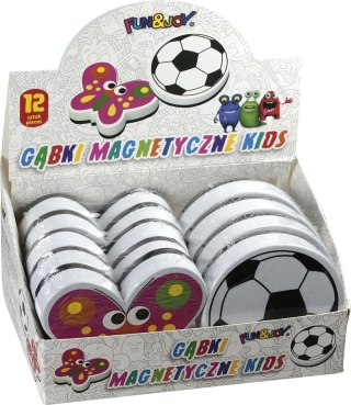 MAGNETIC SPONGE FOR BOARDS SHAPES MIX PATTERNS FUN&JOY