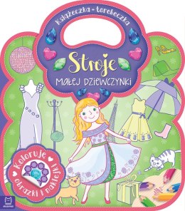 BAG-BOOK. LITTLE GIRL COSTUMES. I COLOR PICTURES AND STICKERS