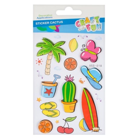 HOLIDAY STICKERS 3D CRAFT WITH FUN 428868