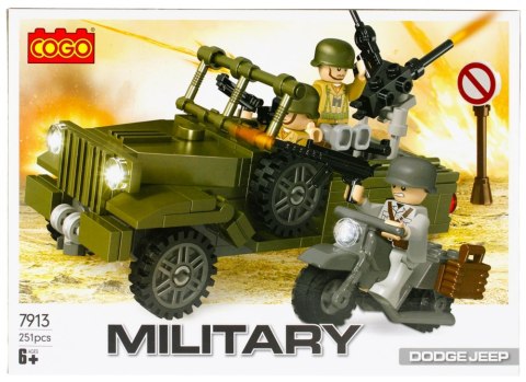 CONSTRUCTION BLOCKS 251 ELEMENTS MILITARY 7913 MEGA CREATIVE 481445