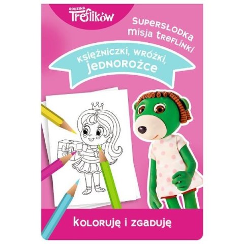 EDUCATIONAL BOOK B5 PRINCESSES, FAIRIES, UNICORNS TREFL 09017 TR