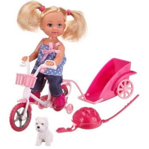 DOLL 12 CM EVI ON A BIKE SIMBA 105730873