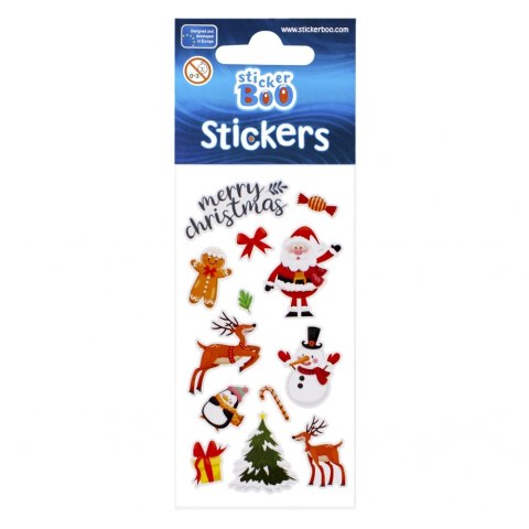 STICKERS 6X18 CM CHRISTMAS STICKER BOO 476941