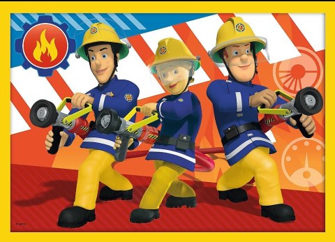 PUZZLE 4IN1 34373 HELPFUL FIREMAN SAM PUD TREFL 34373 TR