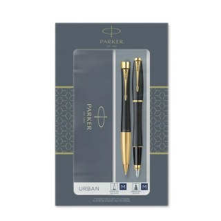 PARKER FOUNTAIN PEN SET BALL PEN URBAN BLACK GT 2093381