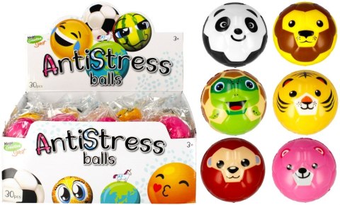 ANTI-STRESS BALL 6 CM MEGA CREATIVE ANIMALS 489540