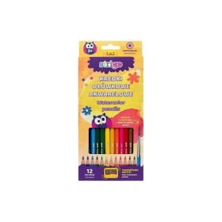 PENCILS 12 COLORS WATERCOLOR STRIGO PILOT SSC112