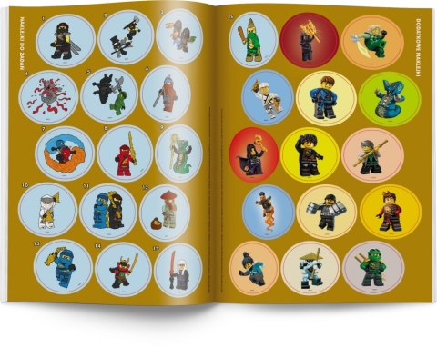 PAINTING BOOK A4 LEGO NINJAGO STICKERS AM