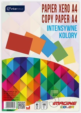 XERO PAPER A4 COLOR 80 G MIX INTENSIVE INTERPRINT 214065