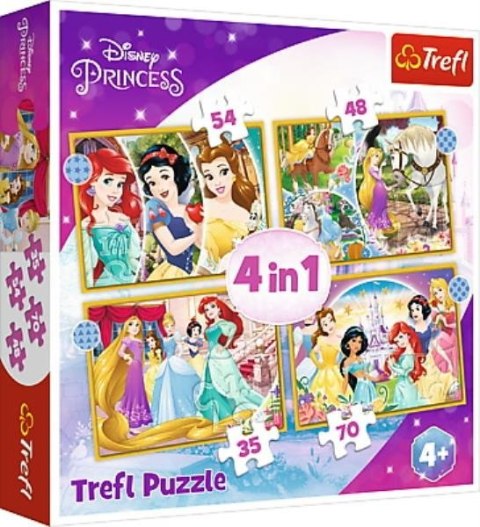 PUZZLE 4IN1 HAPPY DAY PUD TREFL 34385