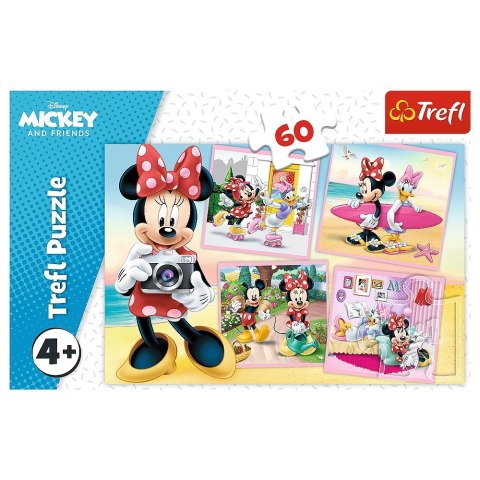 PUZZLE 60 PIECES CUTE MINNIE TREFL 17360