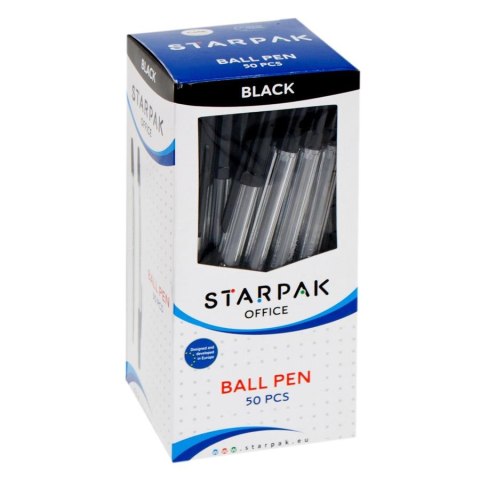 BALL PEN CRISTAL BLACK STARPAK 144362
