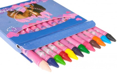 WAX PENCILS 12 COLORS HORSES STARPAK 274530