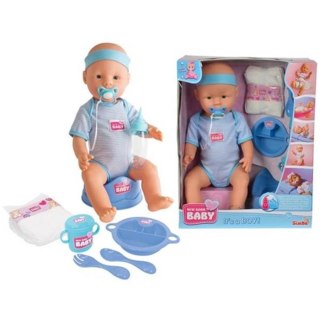 NEW BORN BABY BOY DOLL 43CM ACCESSORIES 105030044