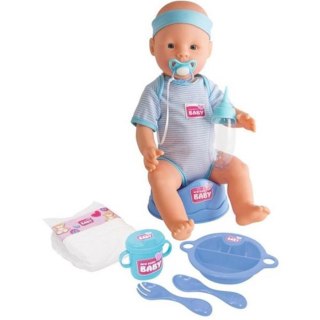 NEW BORN BABY BOY DOLL 43CM ACCESSORIES 105030044