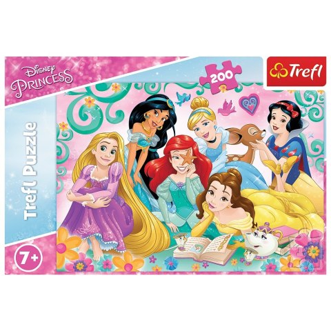 PUZZLE 200 PIECES JOYFUL WORLD OF PRINCESS TREFL 13268