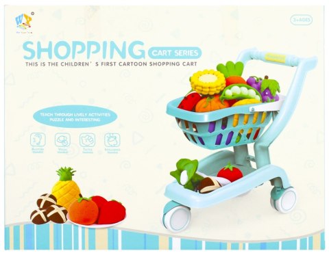 SUPERMARKET TROLLEY WITH ACCESSORIES MEGA CREATIVE 482937