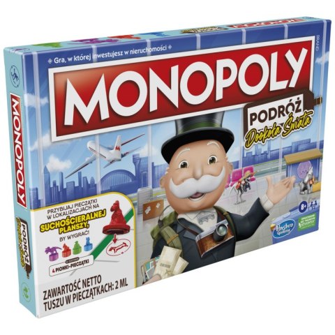 GAME HASBRO MONOPOLY AROUND THE WORLD F4007 PUD6