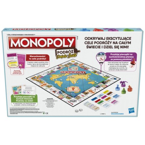 GAME HASBRO MONOPOLY AROUND THE WORLD F4007 PUD6