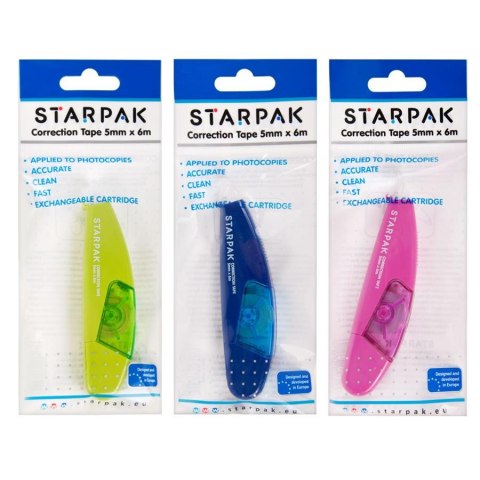 CORRECTION TAPE 5MM/6M STARPAK 426500