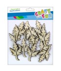 DECORATIVE SELF-ADHESIVE WOODEN LEAF CRAFT WITH FUN 463787