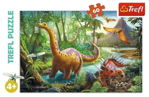 PUZZLE 60 PIECES DINOSAURS JOURNEY TREFL 17319 TR