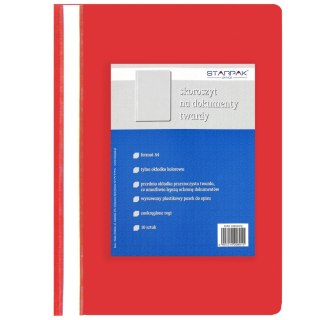 HARD PVC FILE BOOK FOR A4 DOCUMENTS RED STARPAK 108397