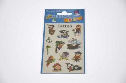 TATTOO 12X7.5 CM TATTOO PIRATES ZWECKFORM 56683