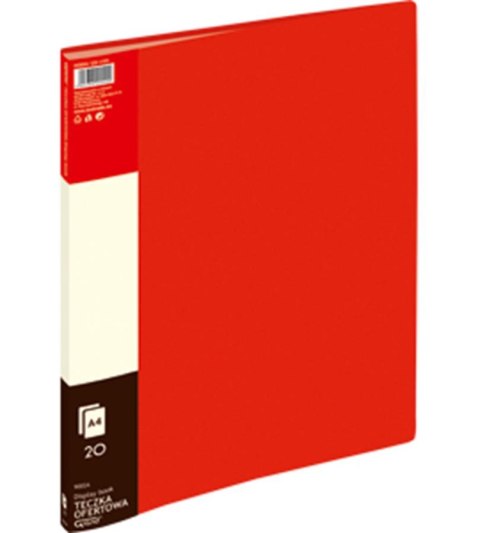 OFFER FOLD PP A4, 20 SHEETS EAGLE 9002A RED