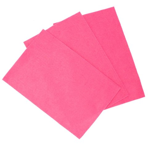 DECORATIVE FELT SHEET 5 PCS. PINK CRAFT WITH FUN 439302