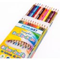 TWO-SIDED PENCILS 24 COLORS TRIANGULAR PRIMA ART 396696