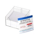 PLASTIC CUBE WITH WHITE SHEET 85X85MM STARPAK 154141