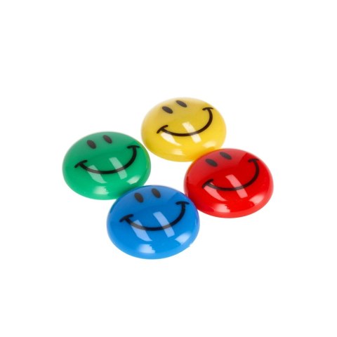 MAGNETS 30MM EMOTICON MIX OF COLORS STARPAK 378347