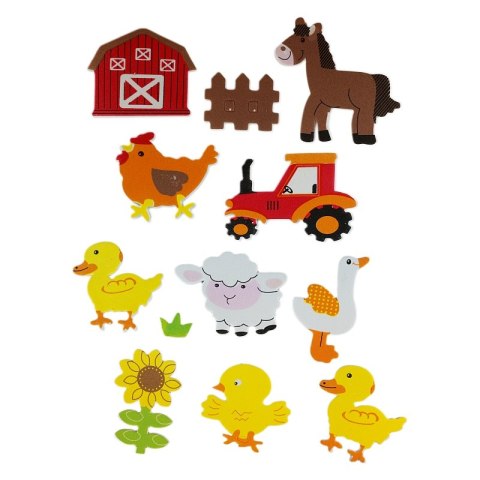 FARM FOAM STICKERS 20 PCS. TITANUM CRAFT-FUN SERIES