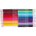 TWO-SIDED PENCILS 24 COLORS COLORINO PATIO 33046