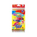 TWO-SIDED PENCILS 24 COLORS COLORINO PATIO 33046