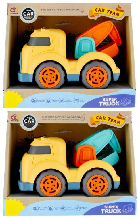 CARTOON EXCAVATOR TRUCK MEGA CREATIVE 500625 MEGA CREATIVE