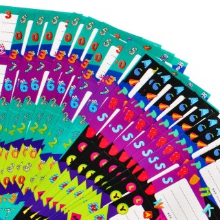 STICKERS FOR NOTEBOOK LETTERS/NUMBERS STARPAK 494481