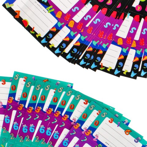 STICKERS FOR NOTEBOOK LETTERS/NUMBERS STARPAK 494481